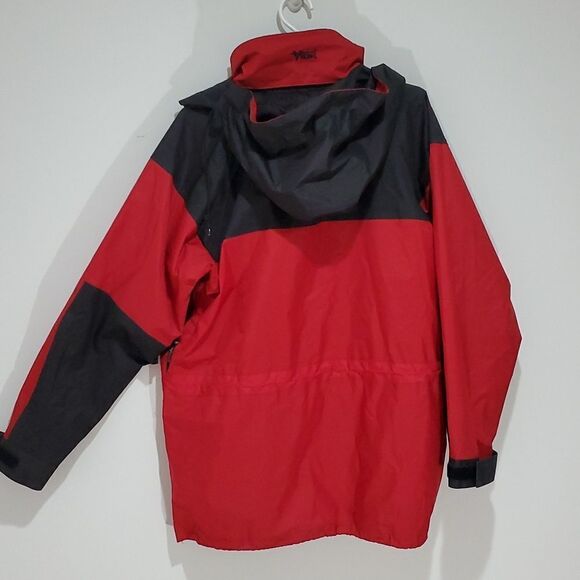 𝅺viking tempest medium red and black windbreaker jacket - Picture 5 of 8